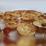 Smoked duck breast quiche lorraine