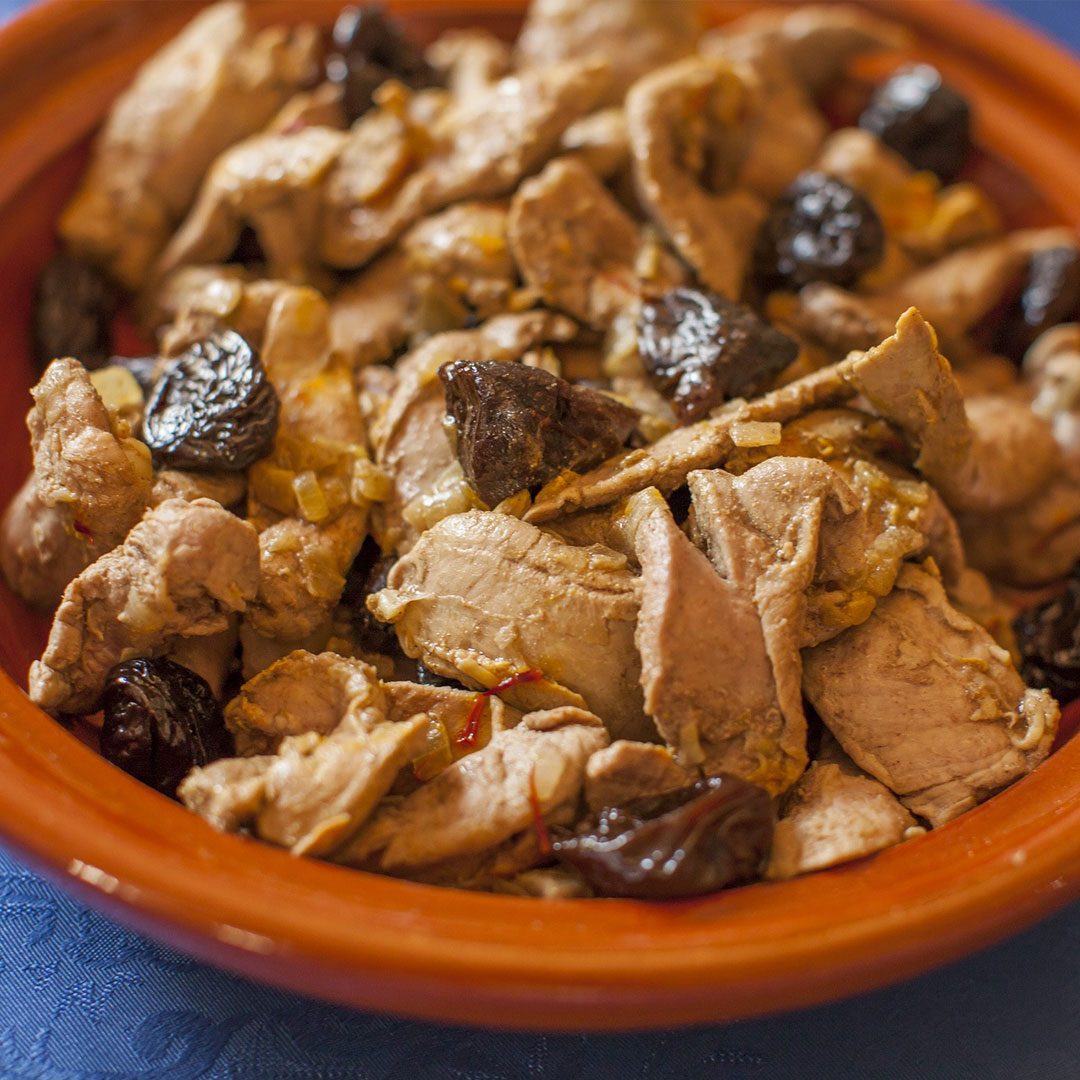 Duck-filets-and-prunes-Tajine