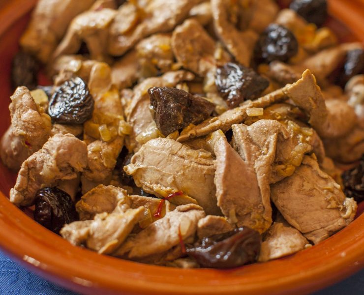 Duck-filets-and-prunes-Tajine